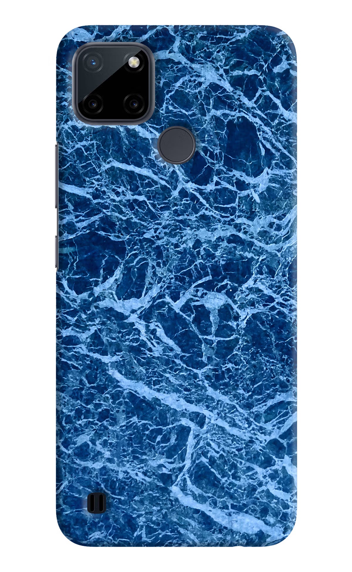 Blue Marble Realme C21Y/C25Y Hard Case Back Cover by Casekaro