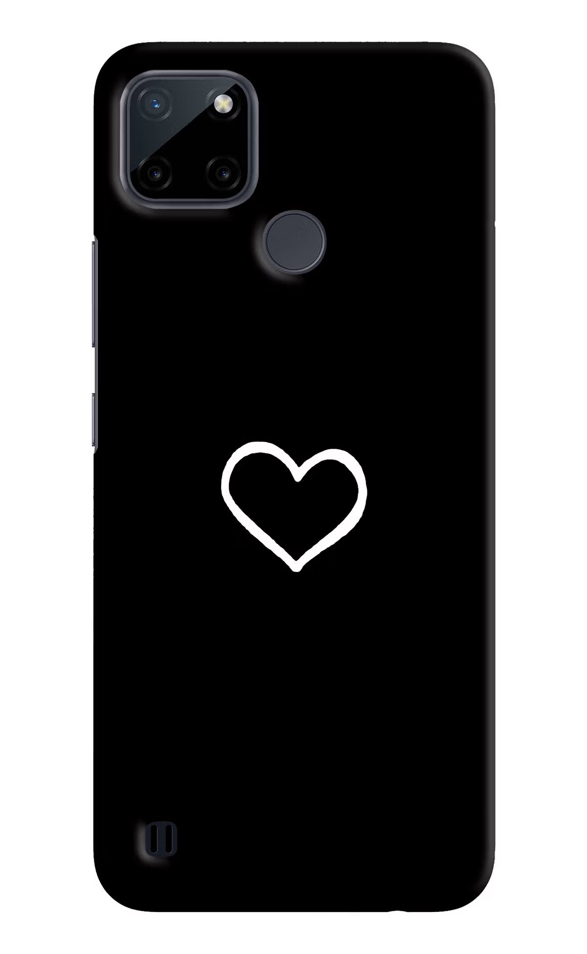 Heart Realme C21Y/C25Y Hard Case Back Cover by Casekaro