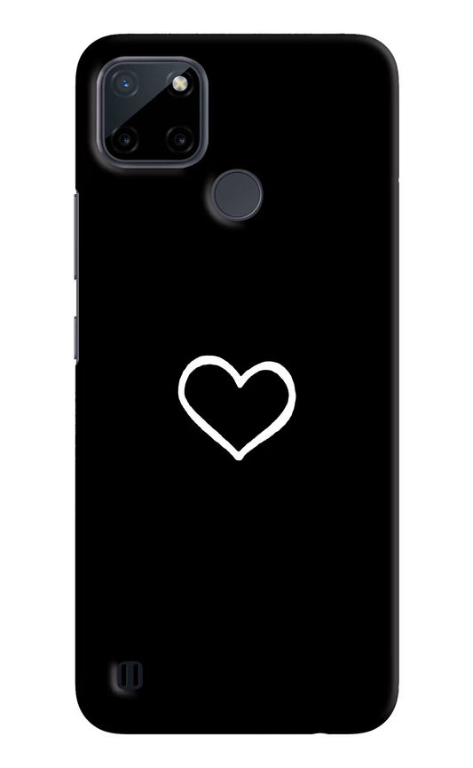 Heart Realme C21Y/C25Y Hard Case Back Cover by Casekaro