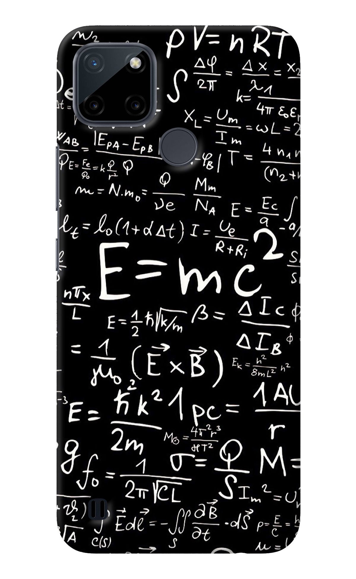 Physics Albert Einstein Formula Realme C21Y/C25Y Back Cover