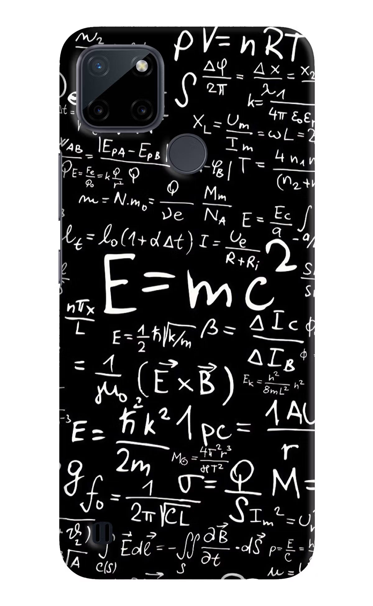 Physics Formula Realme C21Y/C25Y Hard Case Back Cover by Casekaro