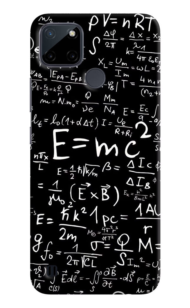 Physics Formula Realme C21Y/C25Y Hard Case Back Cover by Casekaro