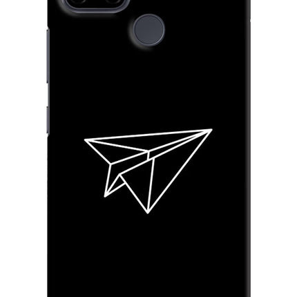 Paper Plane White Realme C21Y/C25Y Hard Case Back Cover by Casekaro