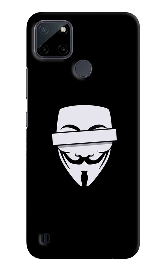 Anonymous Face Realme C21Y/C25Y Hard Case Back Cover by Casekaro