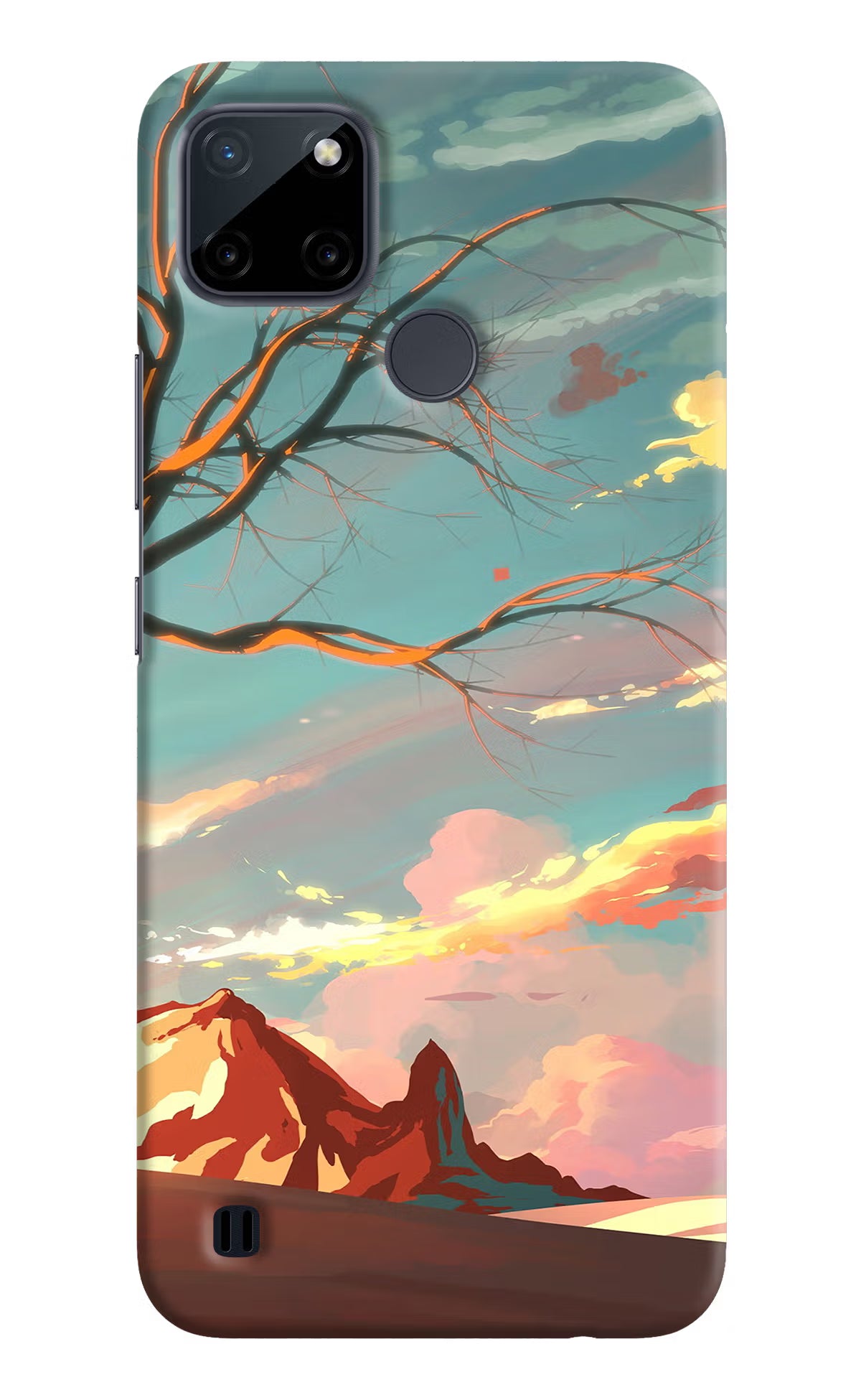 Scenery Realme C21Y/C25Y Hard Case Back Cover by Casekaro