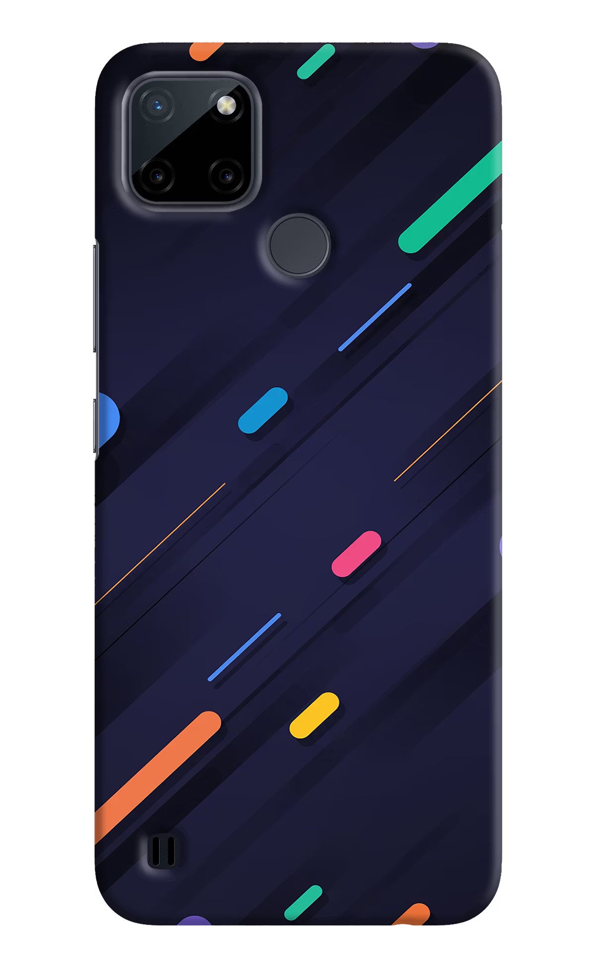 Abstract Design Realme C21Y/C25Y Hard Case Back Cover by Casekaro
