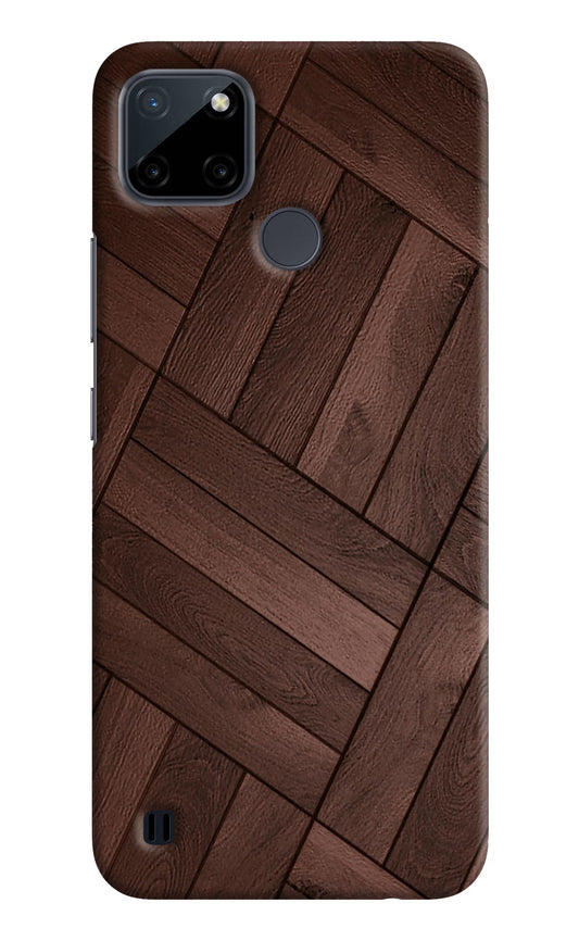 Wooden Texture Design Realme C21Y/C25Y Hard Case Back Cover by Casekaro