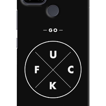 Go Fuck Yourself Realme C21Y/C25Y Hard Case Back Cover by Casekaro