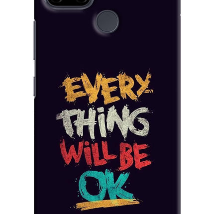 Everything Will Be Ok Realme C21Y/C25Y Hard Case Back Cover by Casekaro