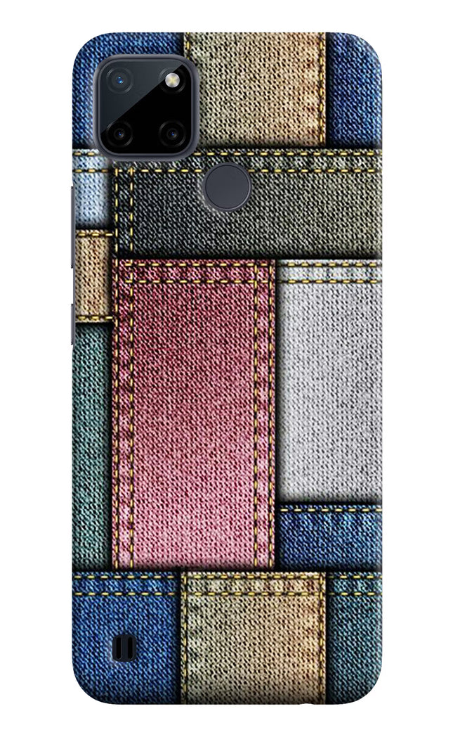 Multicolor Jeans Realme C21Y/C25Y Hard Case Back Cover by Casekaro