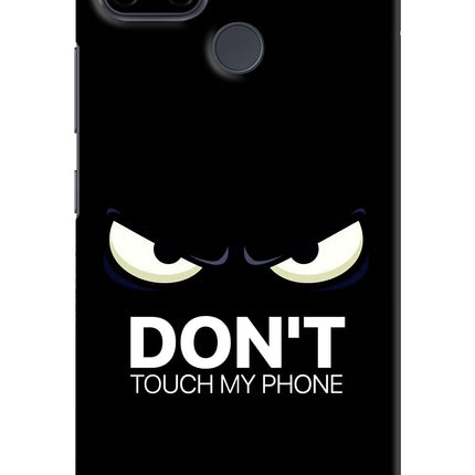 Don'T Touch My Phone Realme C21Y/C25Y Hard Case Back Cover by Casekaro
