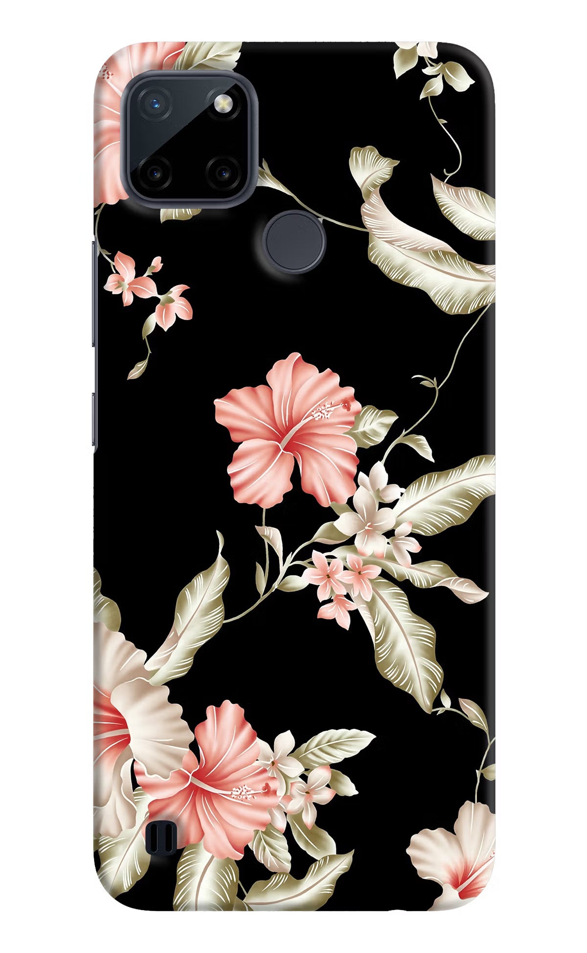 Flowers Realme C21Y/C25Y Hard Case Back Cover by Casekaro
