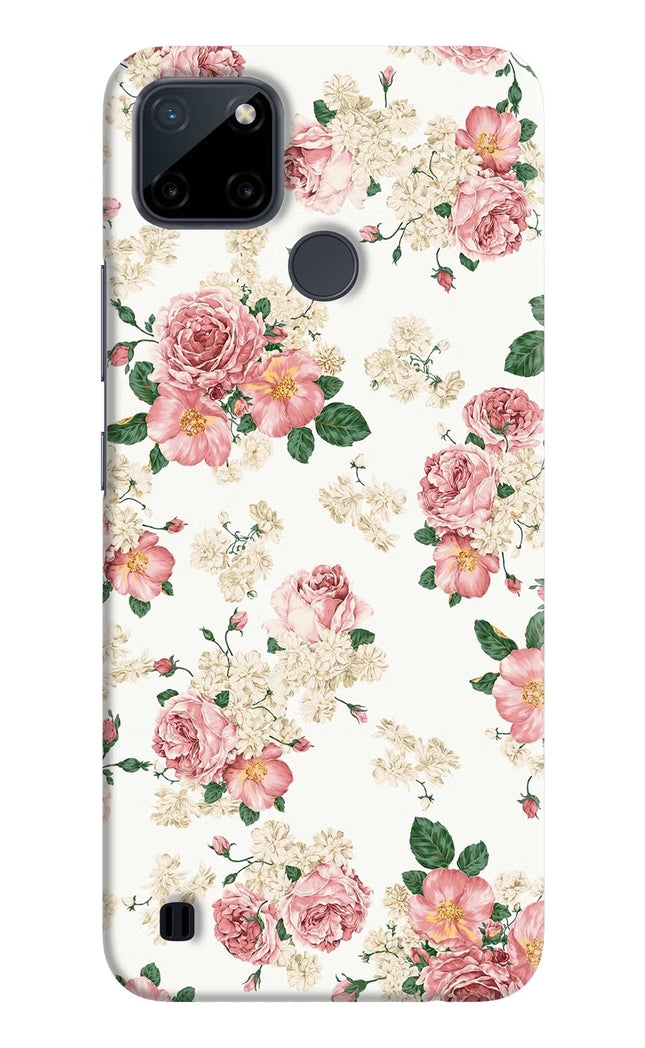 Flowers Realme C21Y/C25Y Hard Case Back Cover by Casekaro