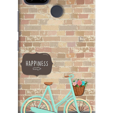 Happiness Artwork Realme C21Y/C25Y Hard Case Back Cover by Casekaro