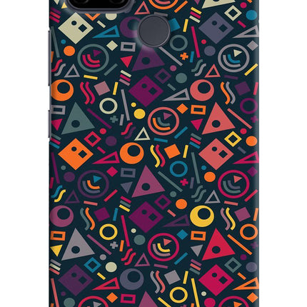 Geometric Abstract Realme C21Y/C25Y Hard Case Back Cover by Casekaro