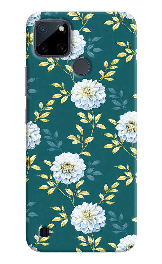 Flowers Realme C21Y/C25Y Hard Case Back Cover by Casekaro