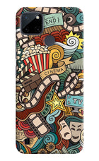 Cinema Abstract Realme C21Y/C25Y Hard Case Back Cover by Casekaro