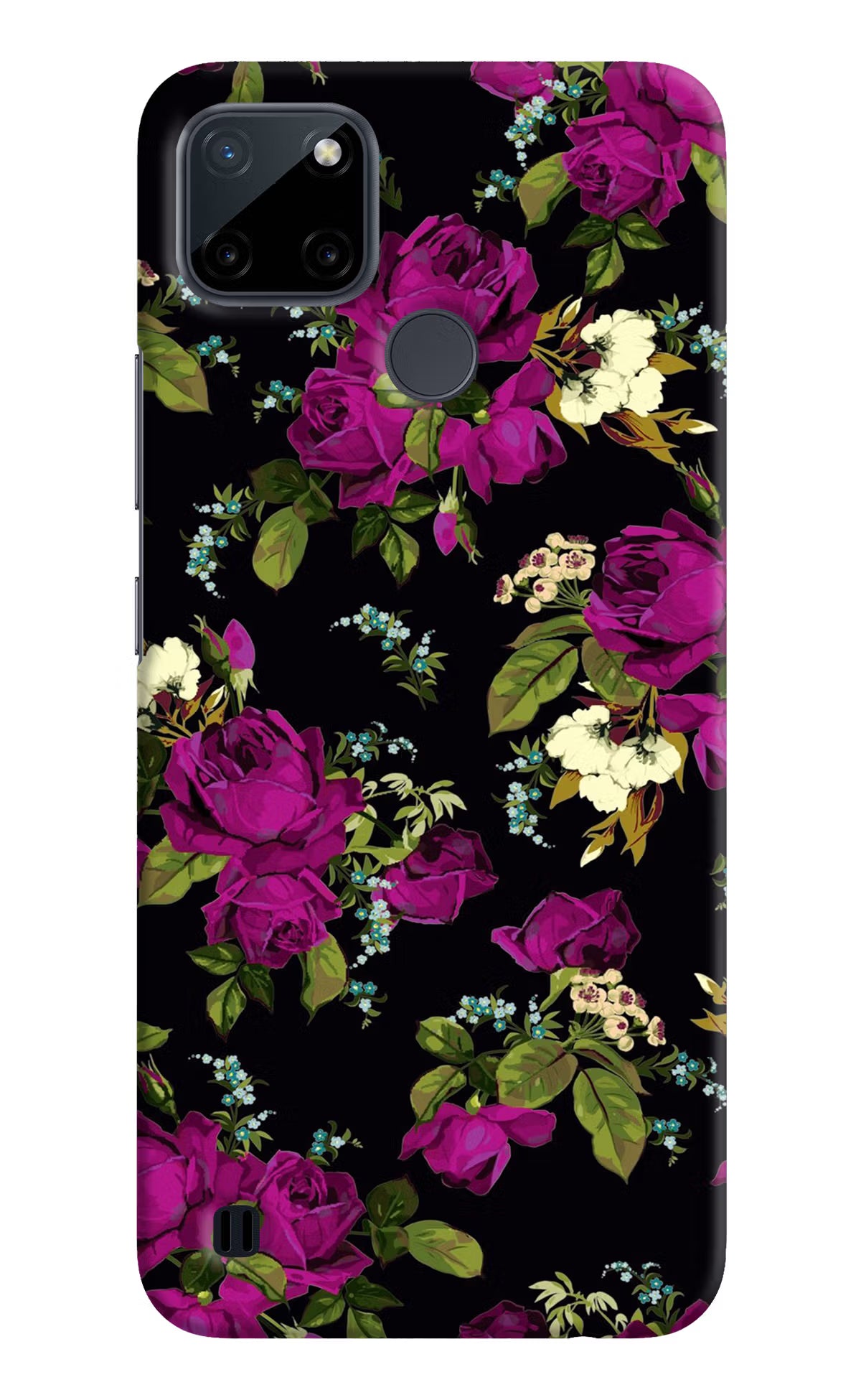 Flowers Realme C21Y/C25Y Hard Case Back Cover by Casekaro