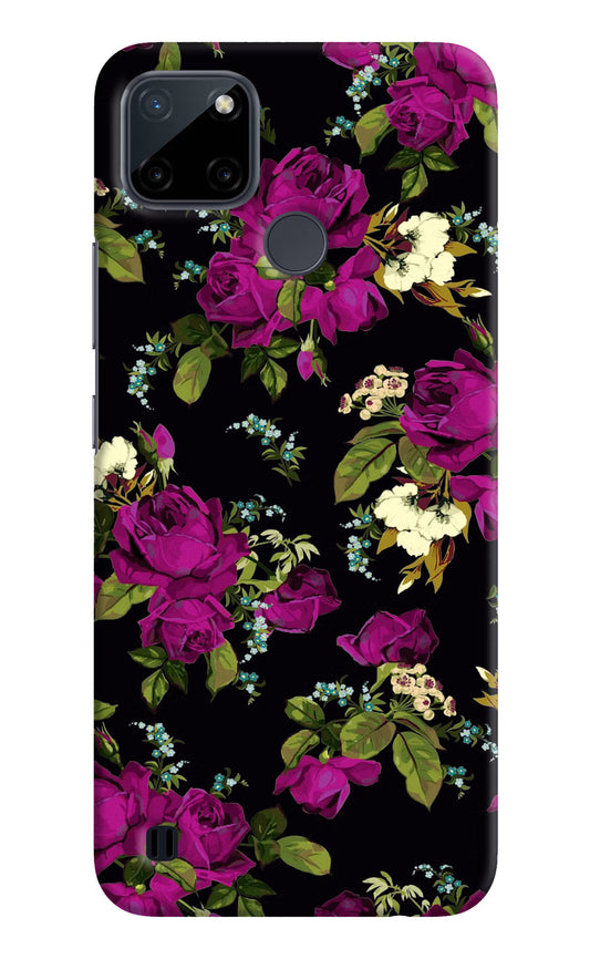 Flowers Realme C21Y/C25Y Hard Case Back Cover by Casekaro