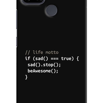 Life Motto Code Realme C21Y/C25Y Hard Case Back Cover by Casekaro
