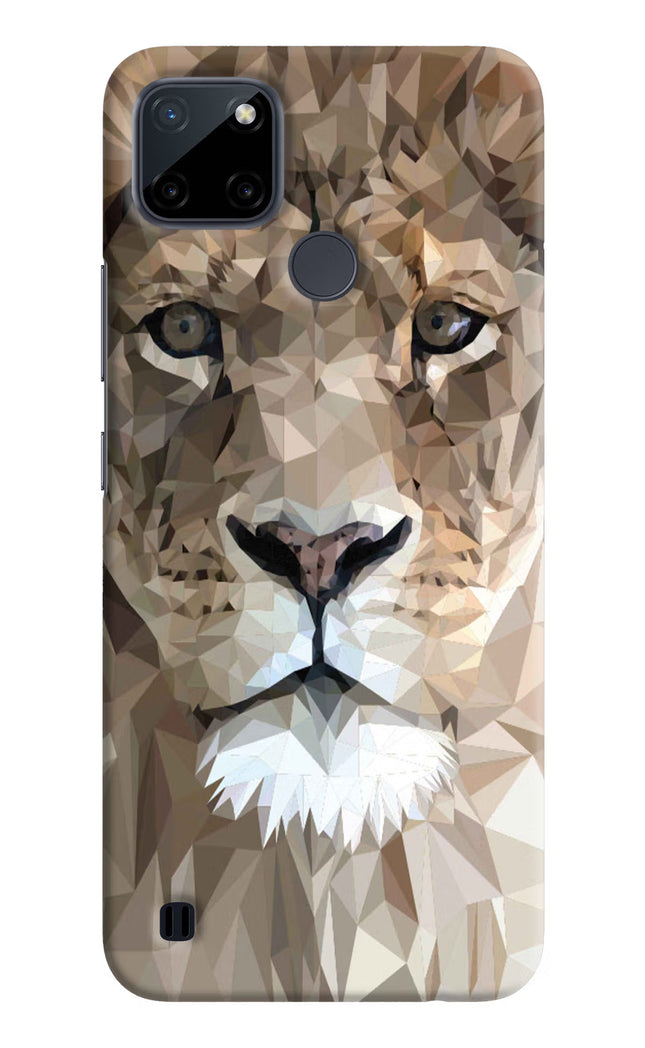 Lion Art Realme C21Y/C25Y Hard Case Back Cover by Casekaro