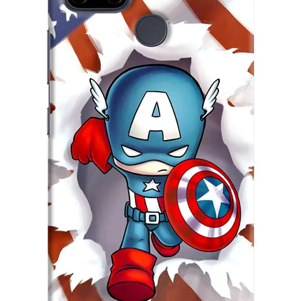 Captain America Realme C21Y/C25Y Hard Case Back Cover by Casekaro