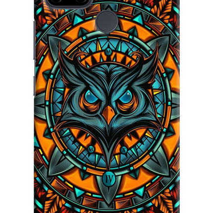 Angry Owl Art Realme C21Y/C25Y Hard Case Back Cover by Casekaro
