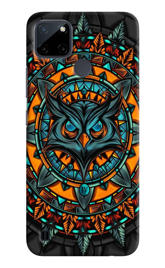 Angry Owl Art Realme C21Y/C25Y Hard Case Back Cover by Casekaro