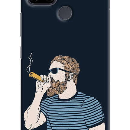 Smoking Realme C21Y/C25Y Hard Case Back Cover by Casekaro