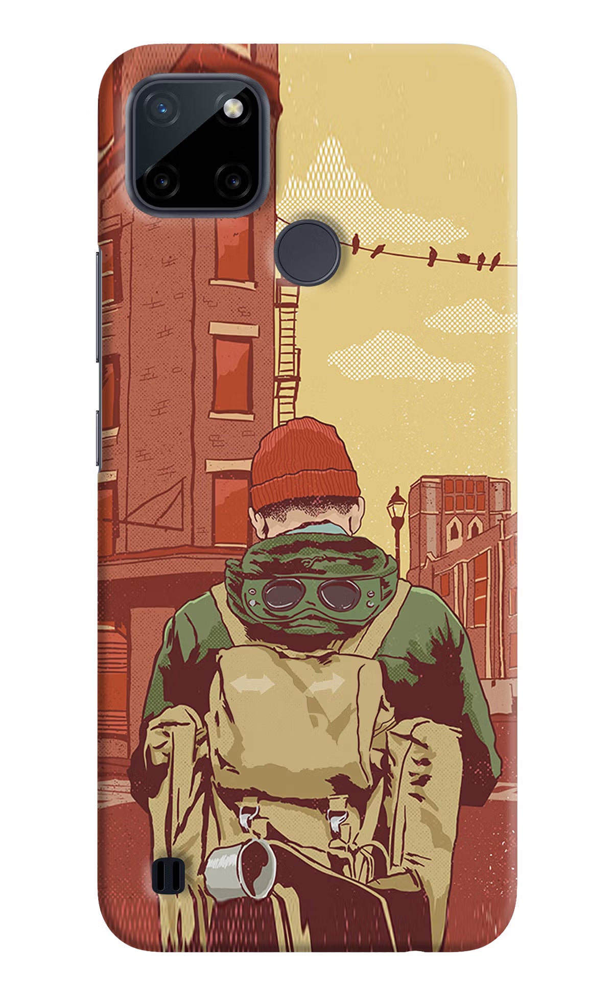 Adventurous Realme C21Y/C25Y Hard Case Back Cover by Casekaro