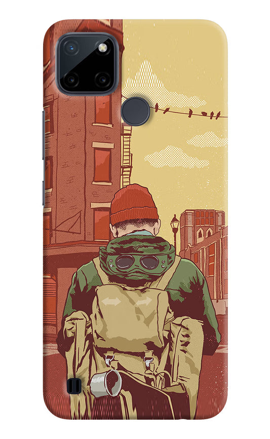 Adventurous Realme C21Y/C25Y Hard Case Back Cover by Casekaro