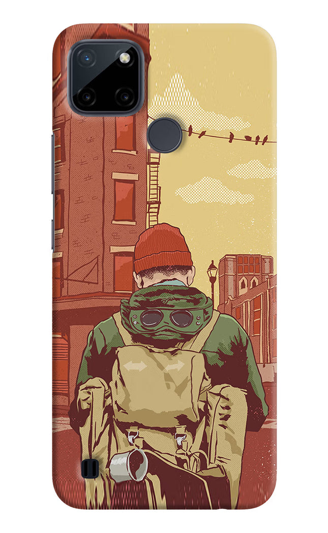 Adventurous Realme C21Y/C25Y Hard Case Back Cover by Casekaro