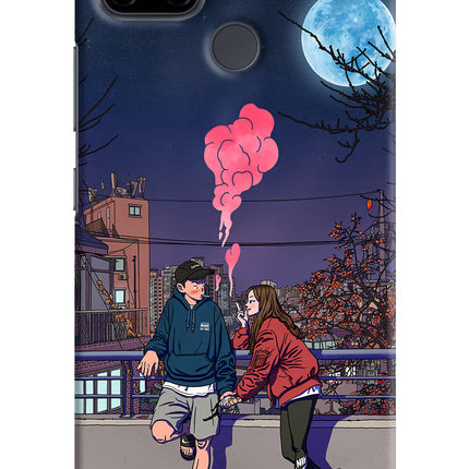 Chilling Couple Realme C21Y/C25Y Hard Case Back Cover by Casekaro