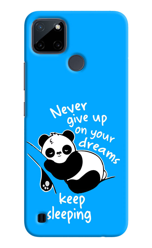 Keep Sleeping Realme C21Y/C25Y Hard Case Back Cover by Casekaro