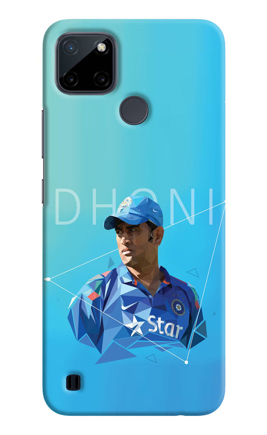 Dhoni Artwork Realme C21Y/C25Y Hard Case Back Cover by Casekaro