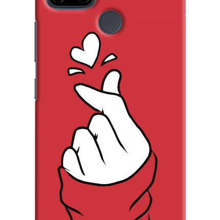 Korean Love Sign Realme C21Y/C25Y Hard Case Back Cover by Casekaro