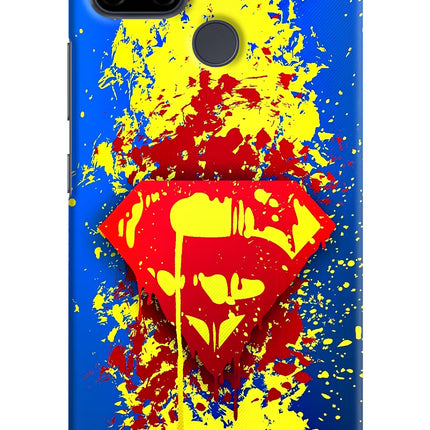 Superman logo Realme C21Y/C25Y Hard Case Back Cover by Casekaro