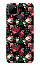 Rose Pattern Realme C21Y/C25Y Hard Case Back Cover by Casekaro