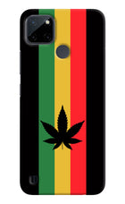 Weed Flag Realme C21Y/C25Y Hard Case Back Cover by Casekaro