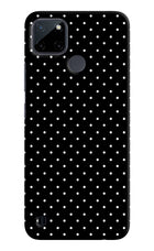 White Dots Realme C21Y/C25Y Hard Case Back Cover by Casekaro