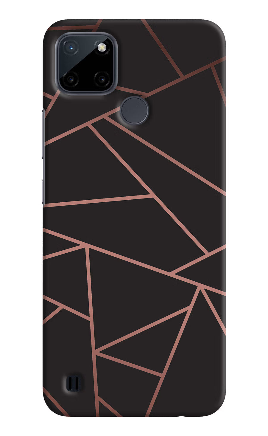 Geometric Pattern Realme C21Y/C25Y Back Cover, Hard case