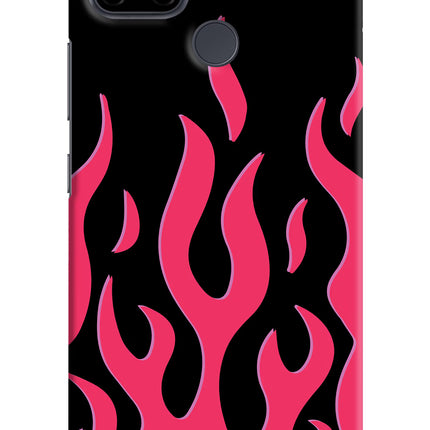 Fire Flames Realme C21Y/C25Y Hard Case Back Cover by Casekaro