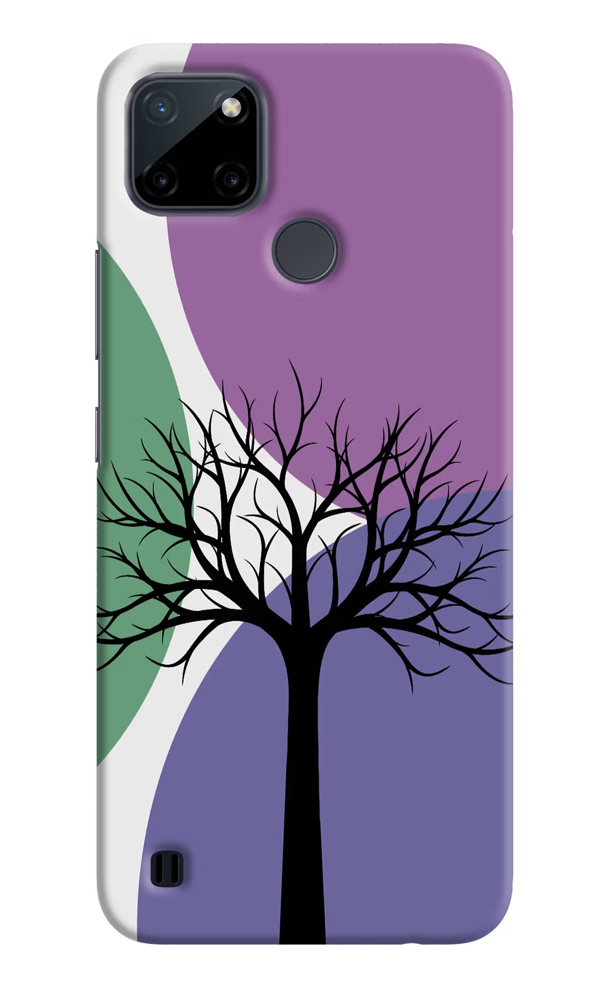 Tree Art Realme C21Y/C25Y Hard Case Back Cover by Casekaro