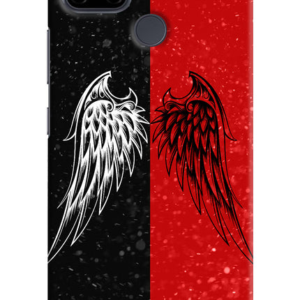 Wings Realme C21Y/C25Y Hard Case Back Cover by Casekaro