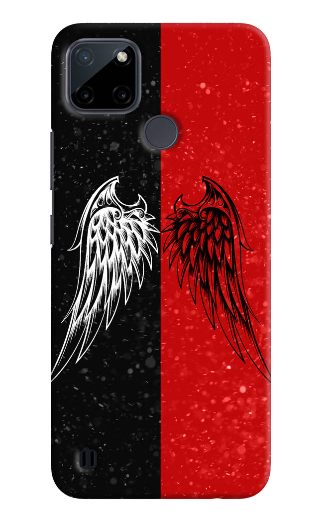 Wings Realme C21Y/C25Y Hard Case Back Cover by Casekaro
