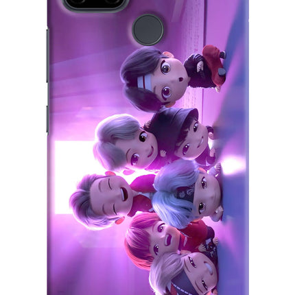 BTS Chibi Realme C21Y/C25Y Hard Case Back Cover by Casekaro