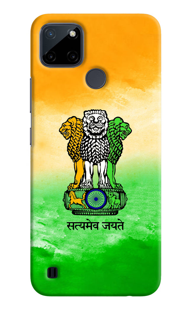 Satyamev Jayate Flag Realme C21Y/C25Y Hard Case Back Cover by Casekaro