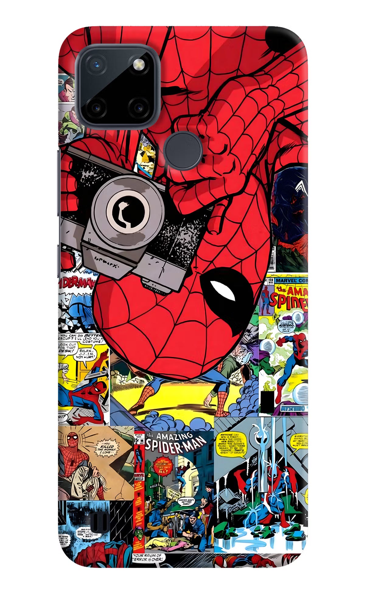Spider Man Realme C21Y/C25Y Hard Case Back Cover by Casekaro