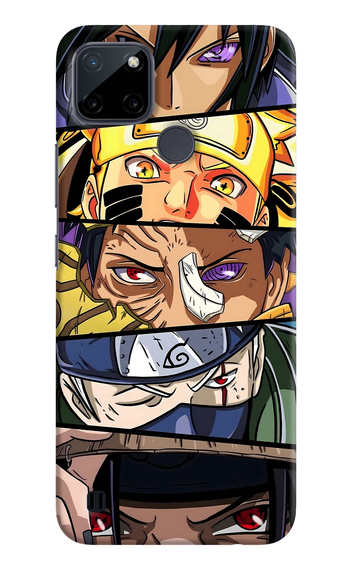 Naruto Character Realme C21Y/C25Y Hard Case Back Cover by Casekaro