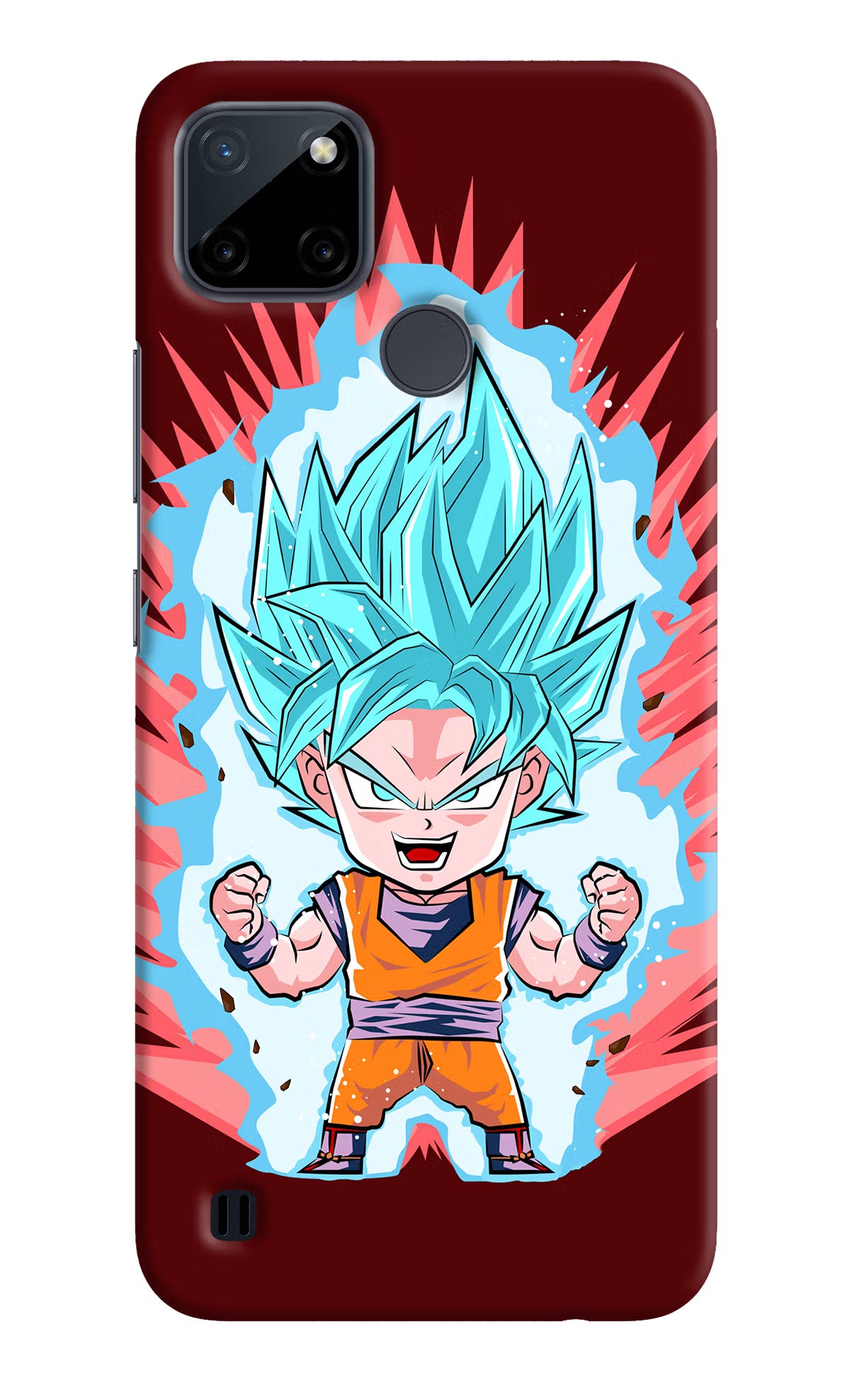 Goku Little Realme C21Y/C25Y Hard Case Back Cover by Casekaro